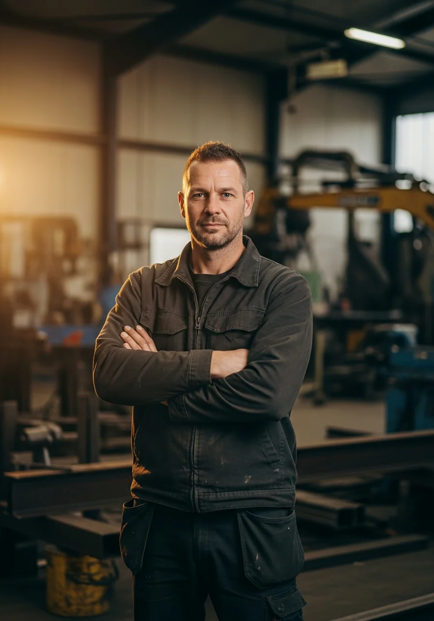 Matthias Hergenröther — Inhaber, Konstruktionsmechaniker Stahl- und Metallbautechnik, zertifizierter Schweißer